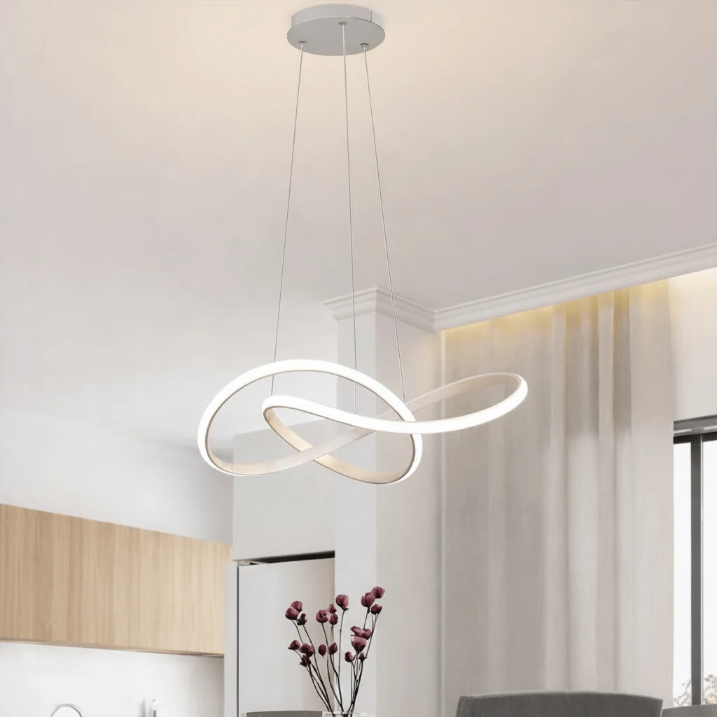 Pendant Light Clover Design Dimmable LED Remote Control