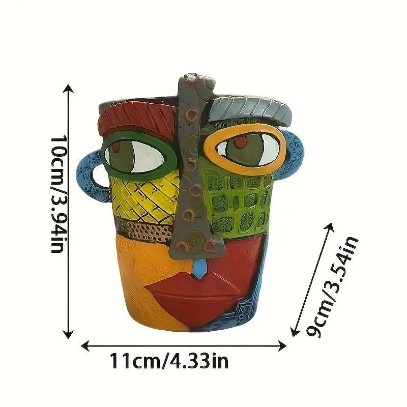 Plant Pot Resin Artistic Design Indoor & Outdoor Use
