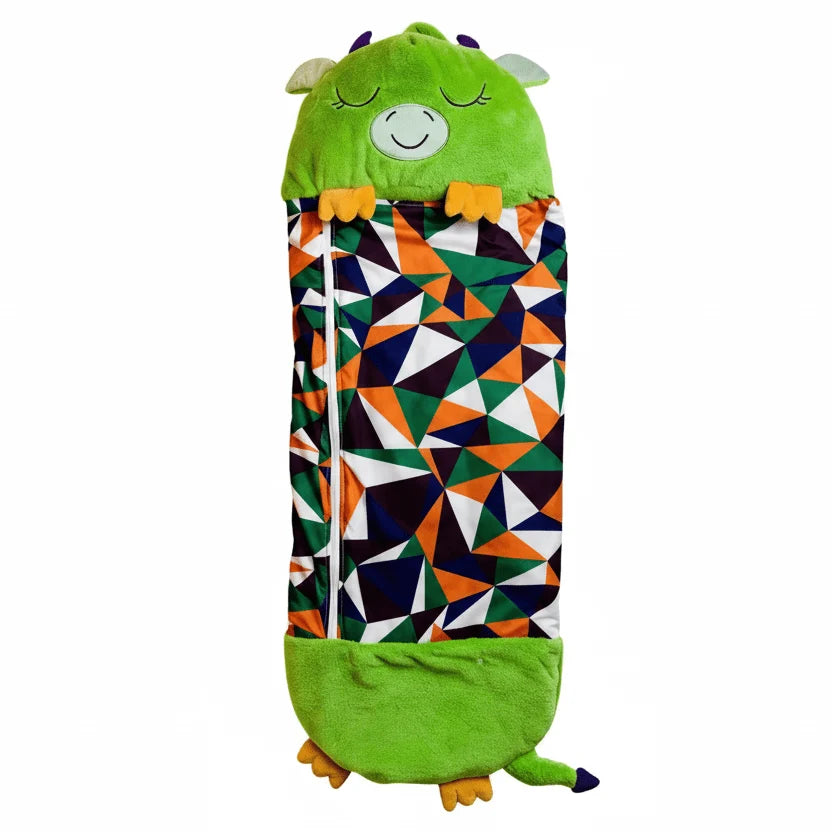 Plush Toy with Integrated Sleeping Bag Machine Washable