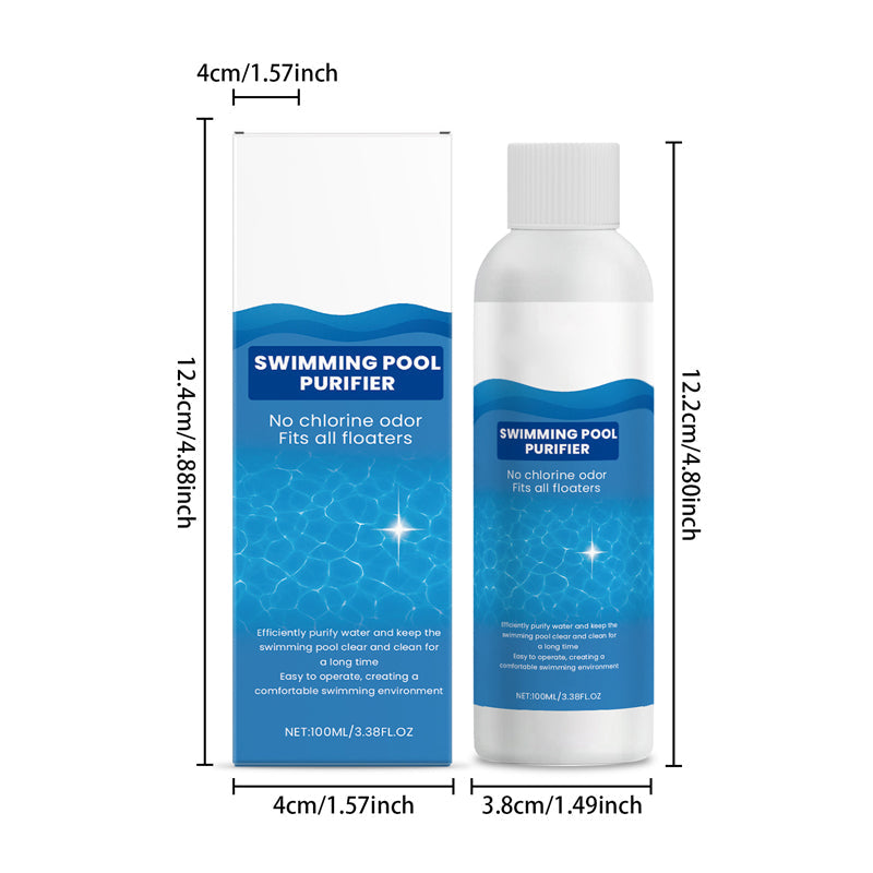 Pool Cleaning Liquid Chlorine-Free Fast Algae & Bacteria Control