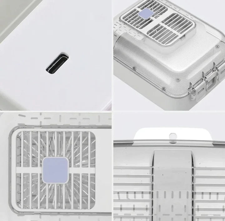 Produce Washing Box Removable Drainer Stackable BPA-Free