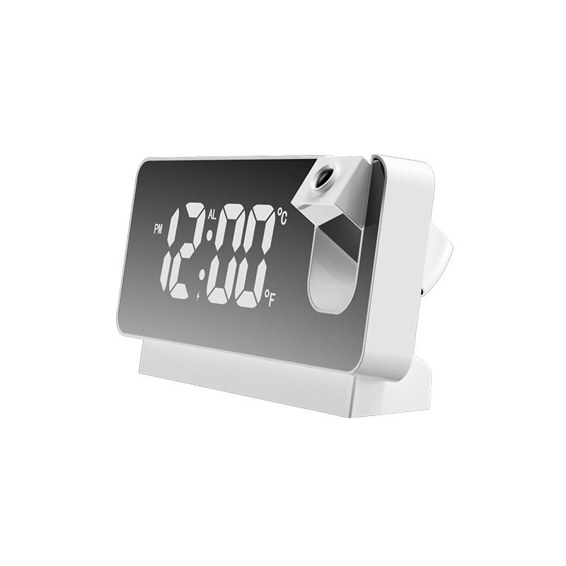 Projection Alarm Clock 7-Inch LED Dual Alarm USB Charging