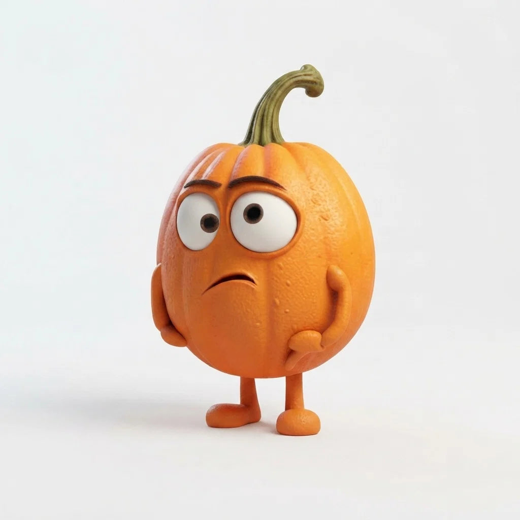 Pumpkin Figure Weatherproof Resin Multiple Expressions