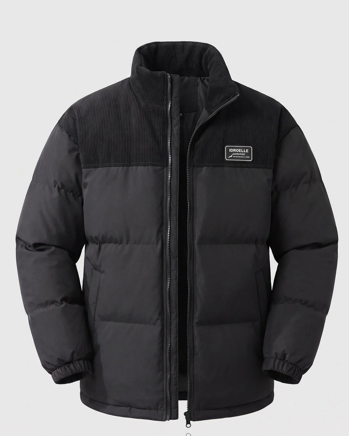 Quilted Jacket Lightweight Insulated Two Side Pockets