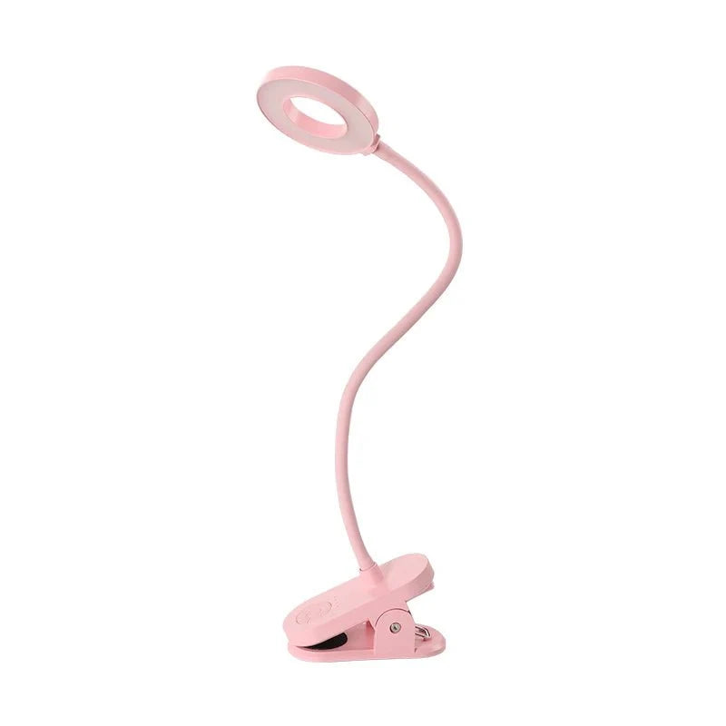 Reading Lamp Clip-On Adjustable Neck Dimmable USB Powered