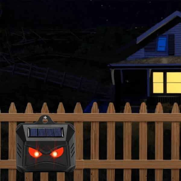 Rodent Repellent Solar-Powered Ultrasonic & Predator Eyes