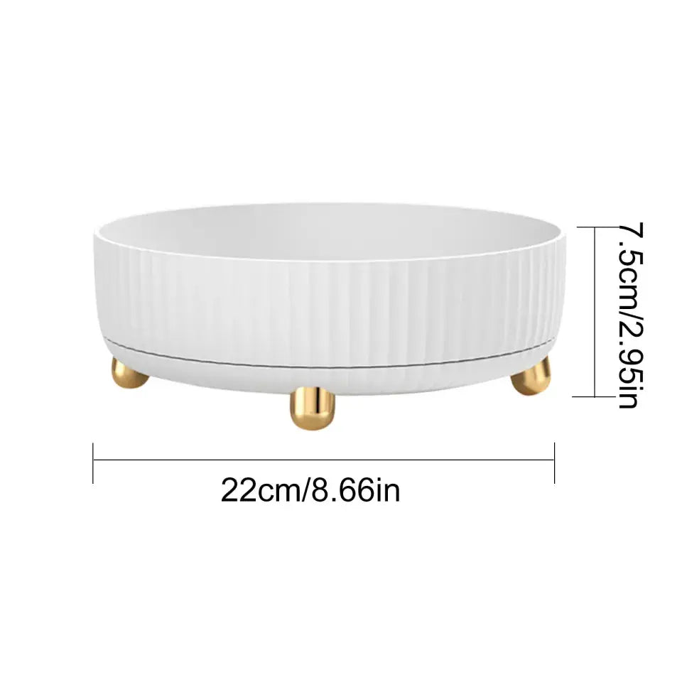 Rotating Storage Tray 360° Space-Saving & Easy-Clean