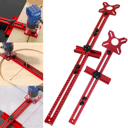 Router Template Precision Aluminum Non-Slip Base