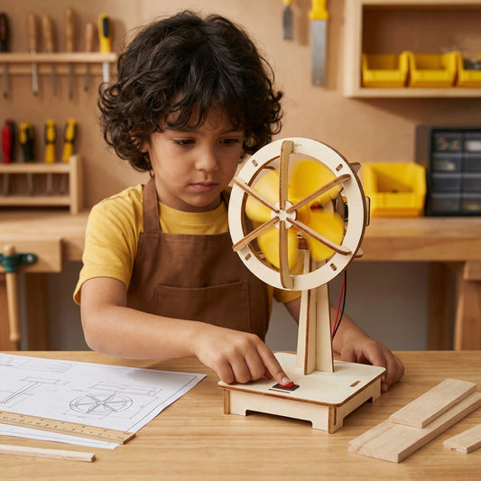 STEM Building Kit Wooden Working Model