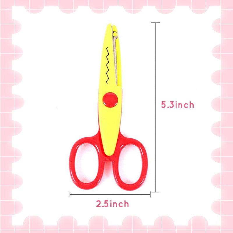 Scissors Set 6-Piece Ergonomic Handles & Stainless Steel Blades