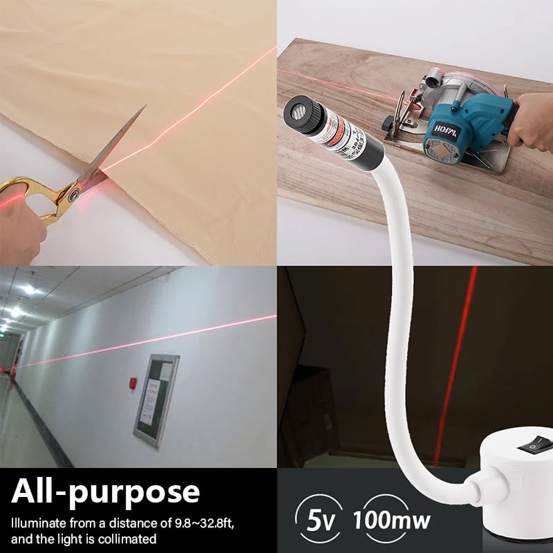 Sewing Machine Laser Guide 3-In-1 Magnetic Base