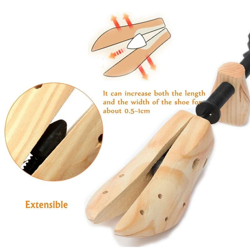 Shoe Stretcher Adjustable Length & Width Pressure-Point Inserts