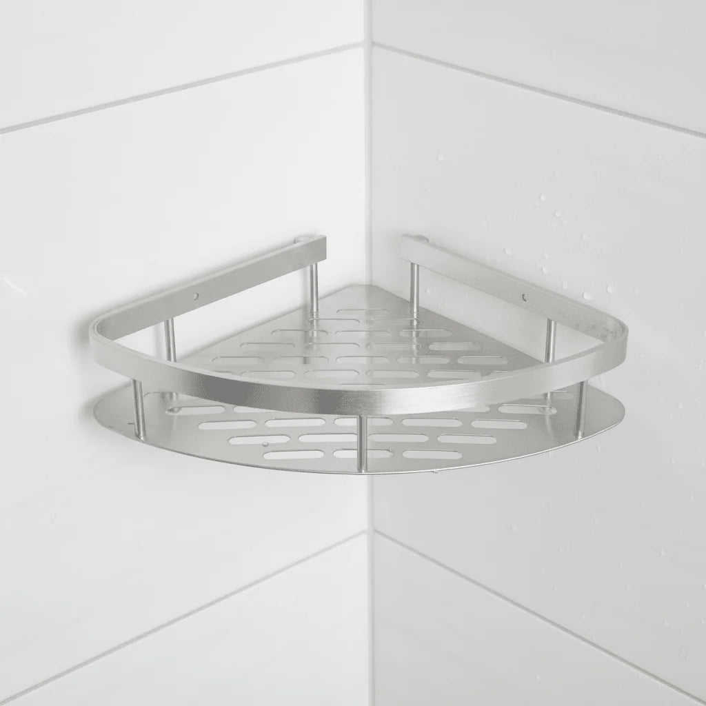 Shower Caddy Stainless Steel No-Drill Adhesive Mount