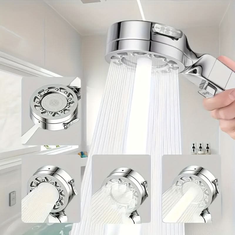 Shower Head High-Pressure Rain Panel & Built-In Filter