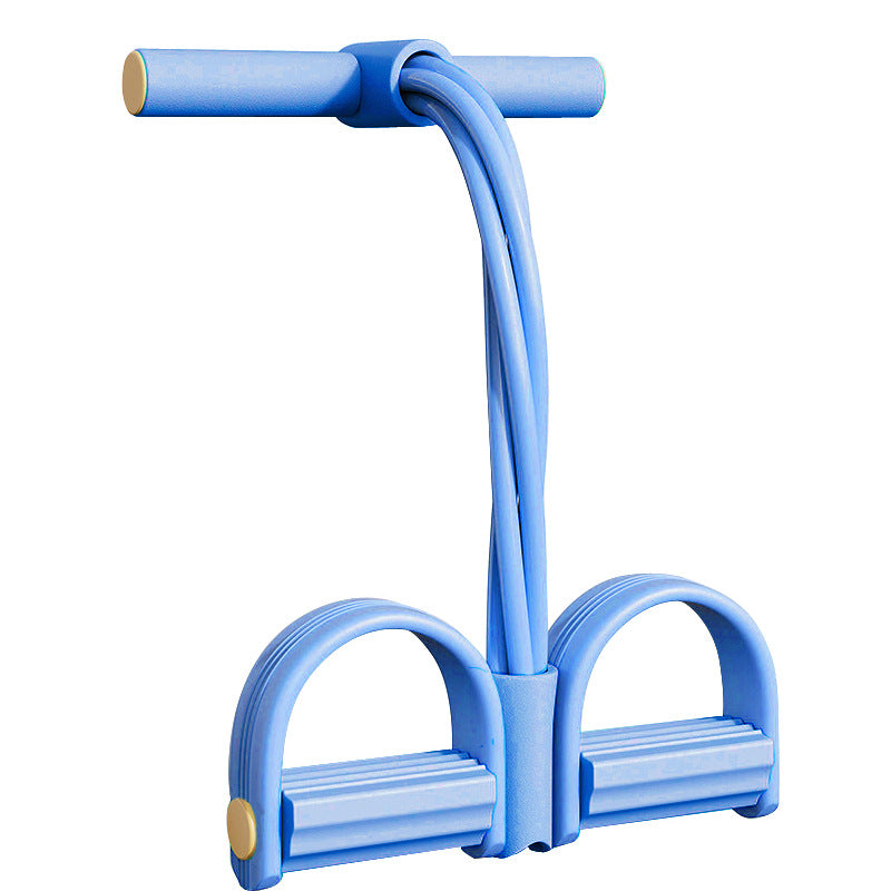 Sit-Up Trainer Adjustable Resistance Tubes & Foot Pedals