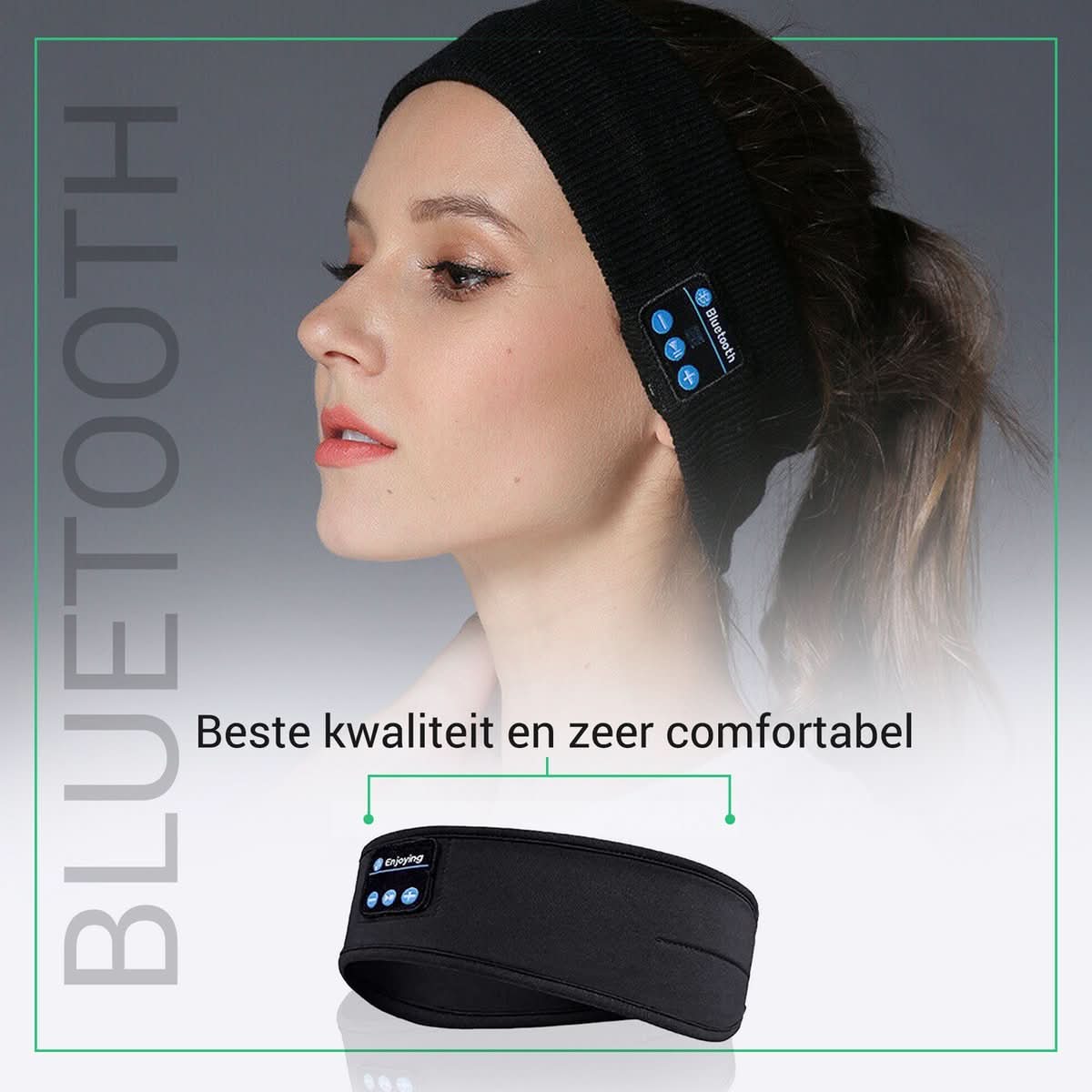 Sleep Headband Bluetooth Audio Breathable Washable 10-Hour Battery Life