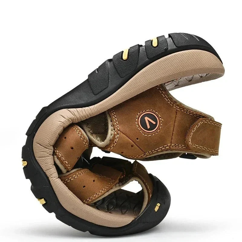 Slip-On Sandals Breathable Cushioned Sole Elastic Band Closure