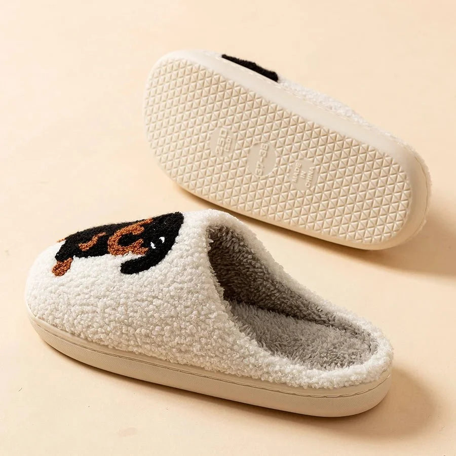 Slippers Cotton Dachshund Design Warm Indoor Comfort