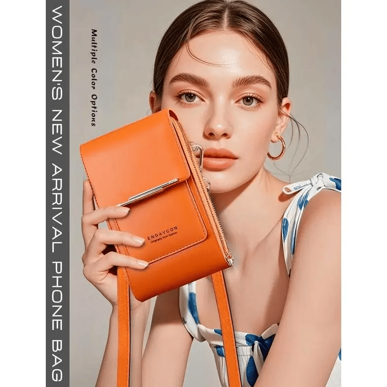Smartphone Crossbody Bag Waterproof Touchscreen Window Anti-Theft