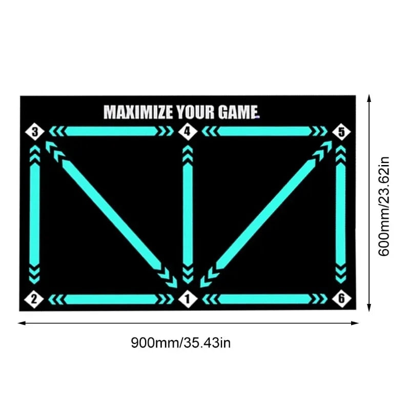 Soccer Training Mat Roll-Up Drill Markings & Training Videos