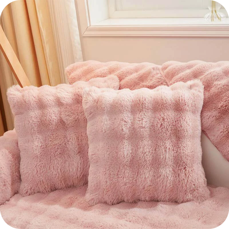 Sofa Cover Plush Non-Slip Scratch-Resistant Pet Protection