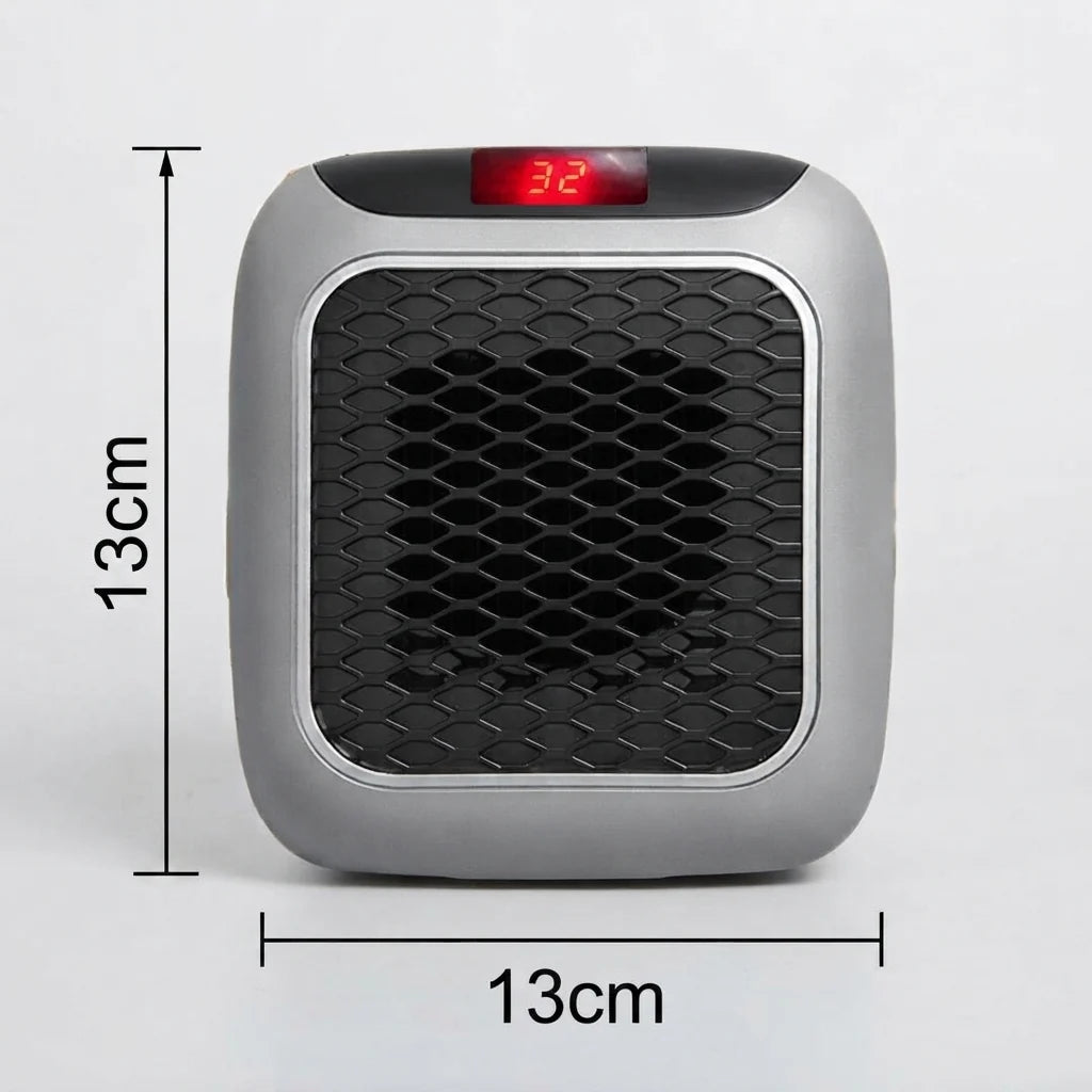 Space Heater Compact Ceramic Adjustable Thermostat & Remote