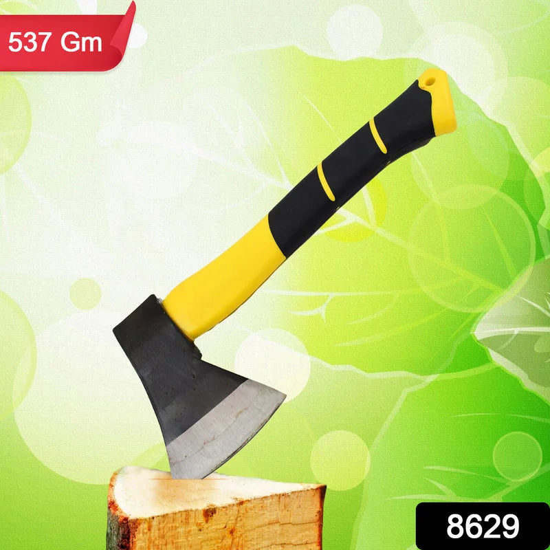 Splitting Axe Forged Carbon Steel Blade Fiberglass Handle