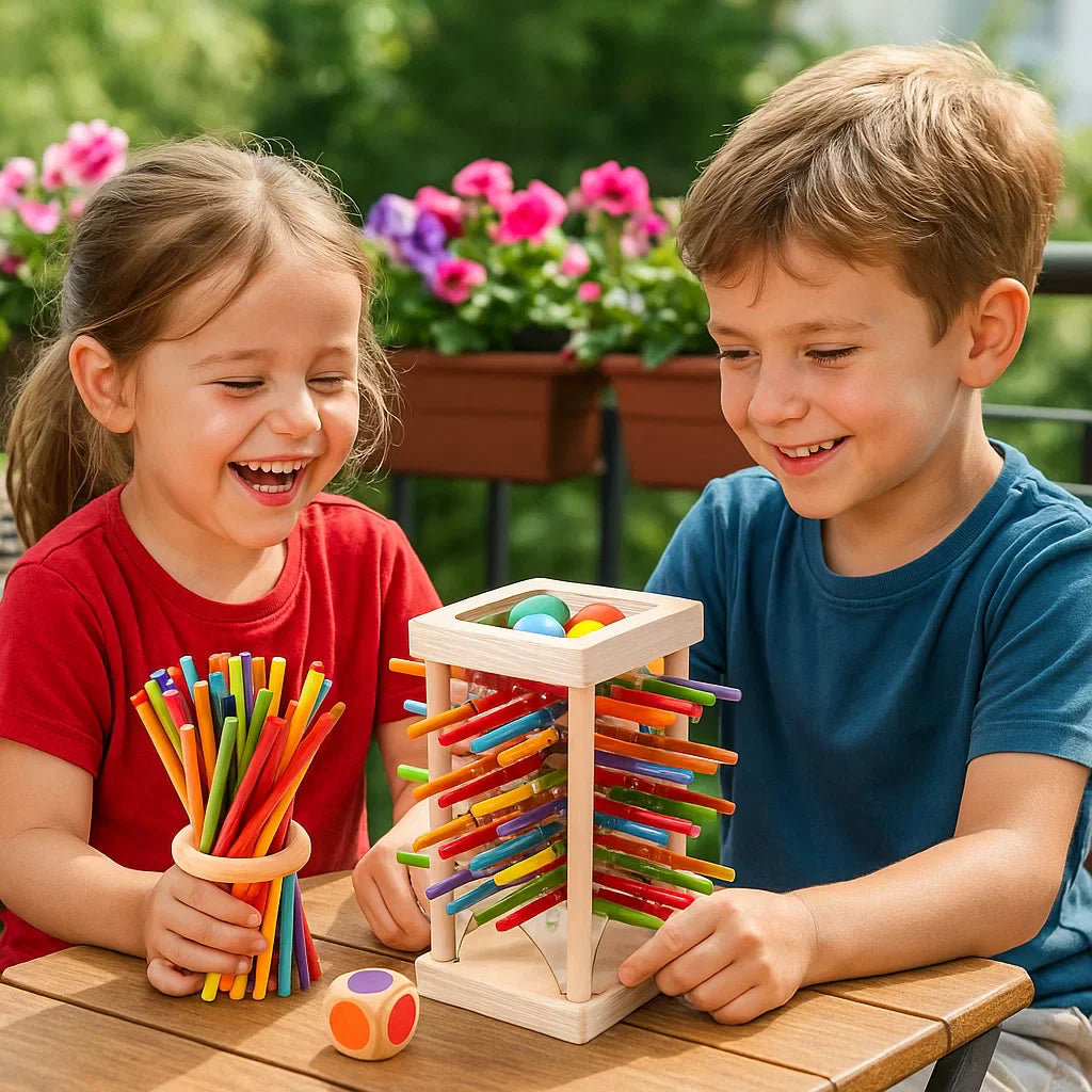 Stacking Game 3-in-1 Solid Wood & Non-Toxic Paint