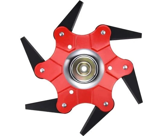 String Trimmer Head 6-Tooth Manganese Steel Replacement Blade
