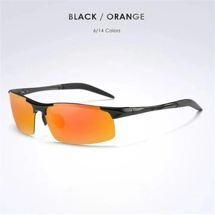 Sunglasses Photochromic Polarized Lenses Ultra-Light Aluminum Frame