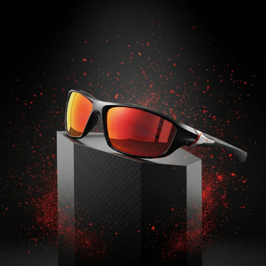 Sunglasses Polarized Lenses UV400 Protection Rubberized Arms