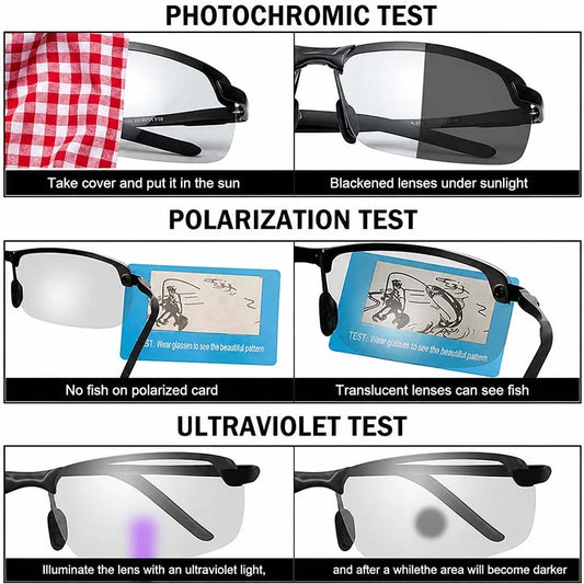 Sunglasses Polarized Photochromic UV Protection