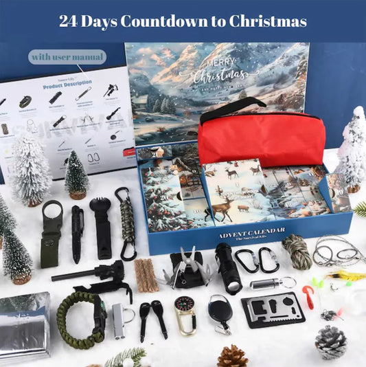 Survival Kit 24-Piece Compact Advent Calendar