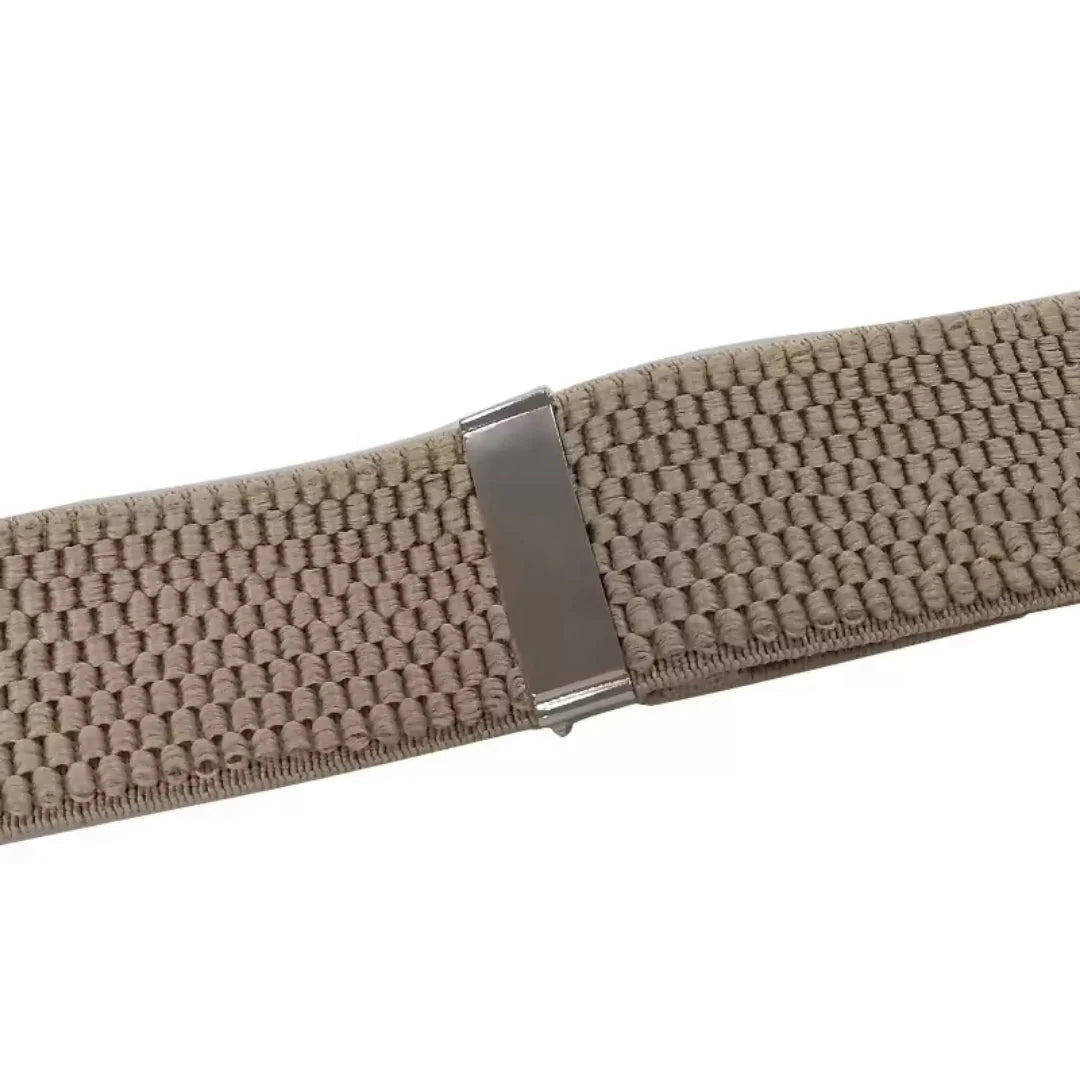 Suspenders X-Back Adjustable Elastic 4 Metal Clips