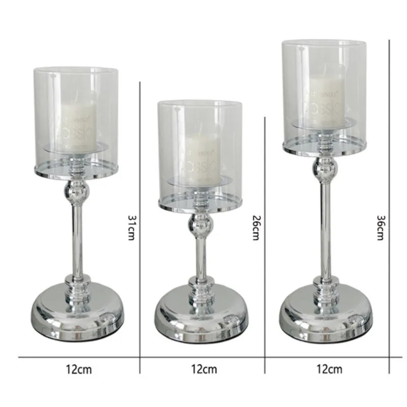 Table Candle Holder Metal Nordic Minimalist