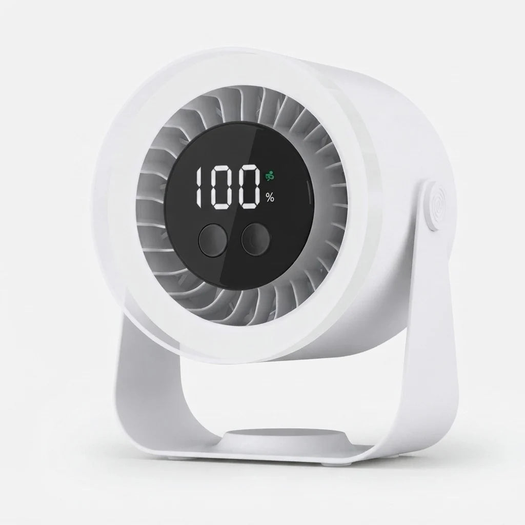 Table Fan Rechargeable Quiet USB-C Fast Charge