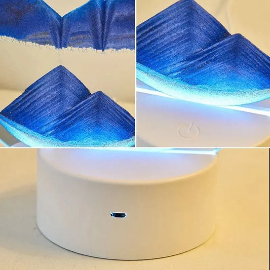 Table Lamp 3D Flowing Sand & Ambient LED