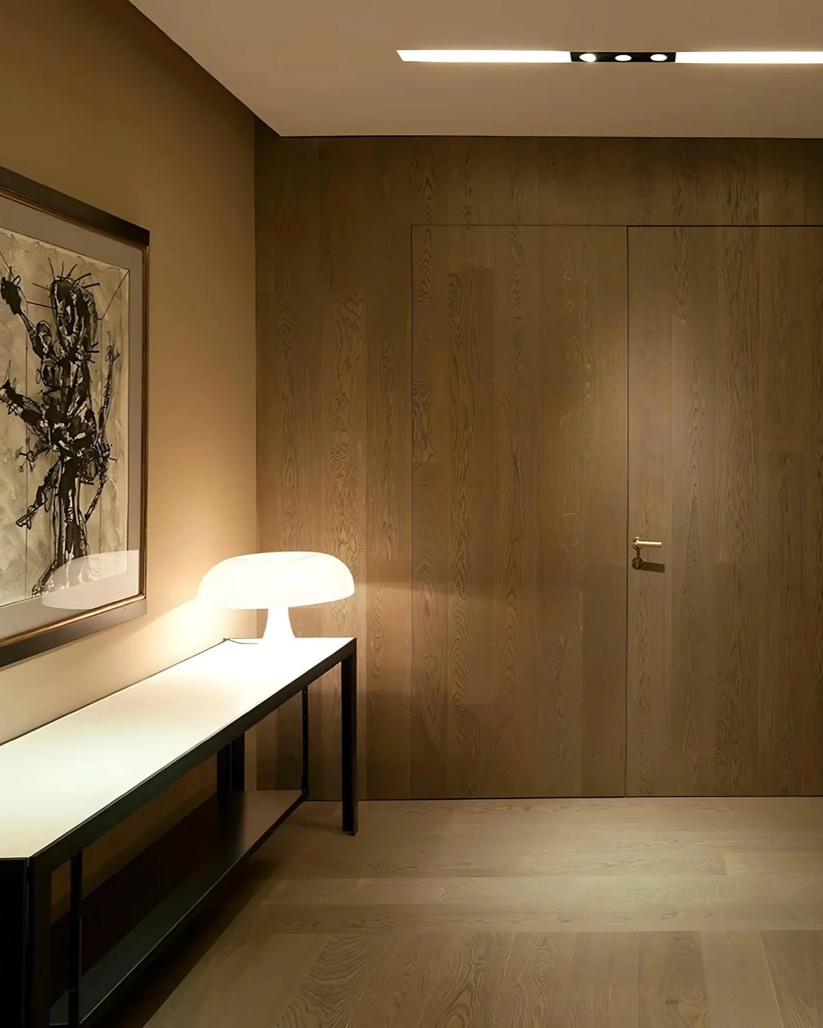 Table Lamp Dome Warm LED Compact Footprint