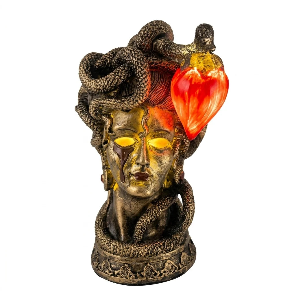 Table Lamp Sculptural Medusa Integrated LED