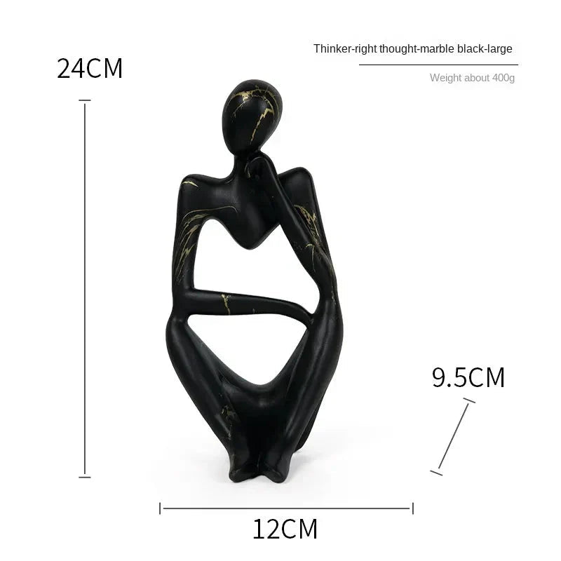 Tabletop Sculpture Minimalist Resin Compact
