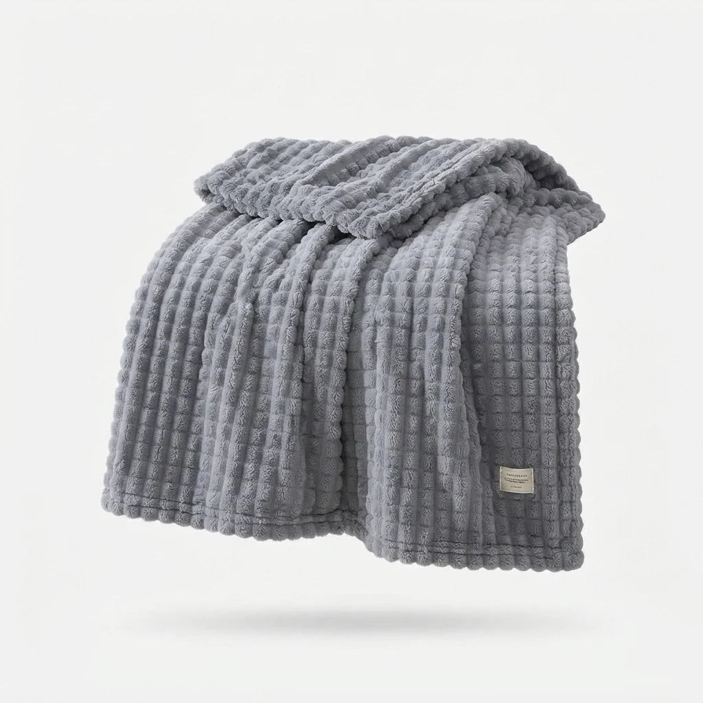Throw Blanket Quilted Microfiber Lightweight & Warm