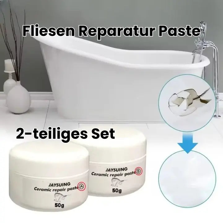 Tile Repair Paste Quick-Fill Transparent Finish 30g