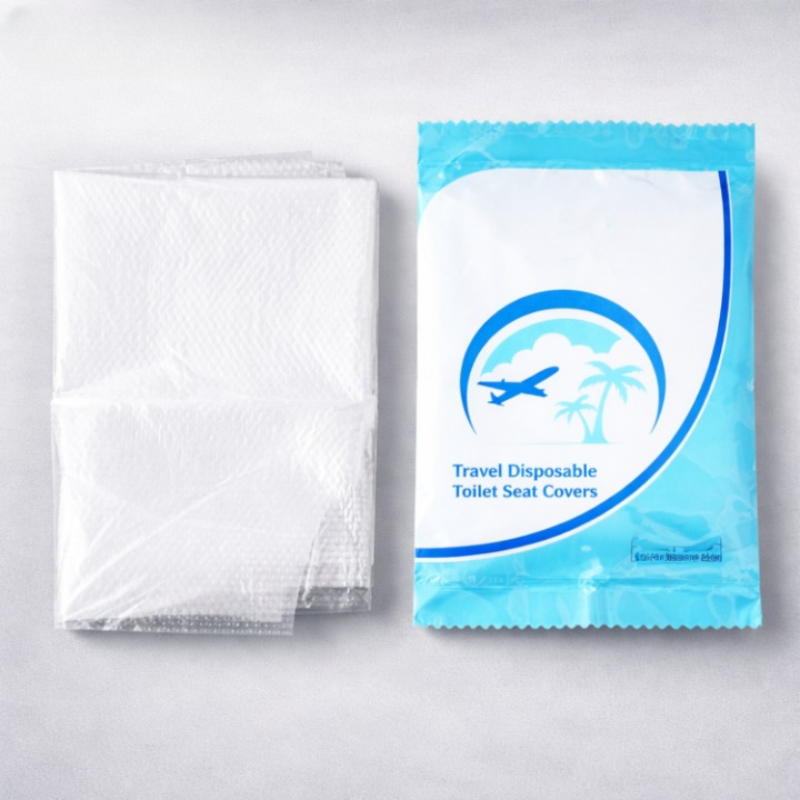 Toilet Seat Covers Biodegradable Double-Layer Non-Slip 50-Pack