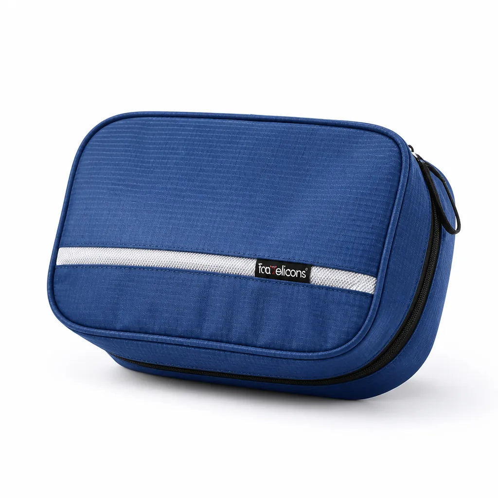 Toiletry Bag Extra-Large Water-Repellent Nylon & Inner Pockets