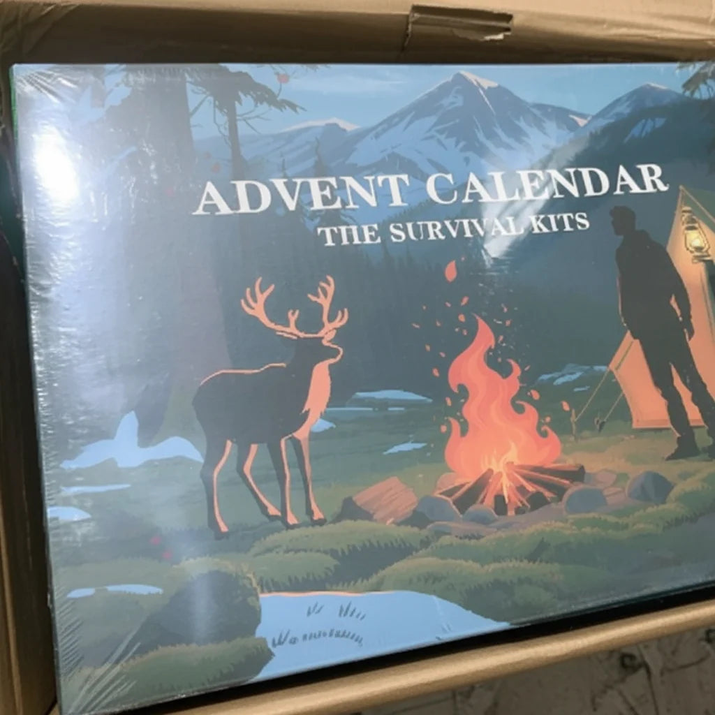 Tool Advent Calendar 24-Piece Metal & ABS Plastic Set