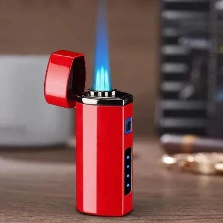 Torch Lighter Windproof Triple-Jet USB Rechargeable