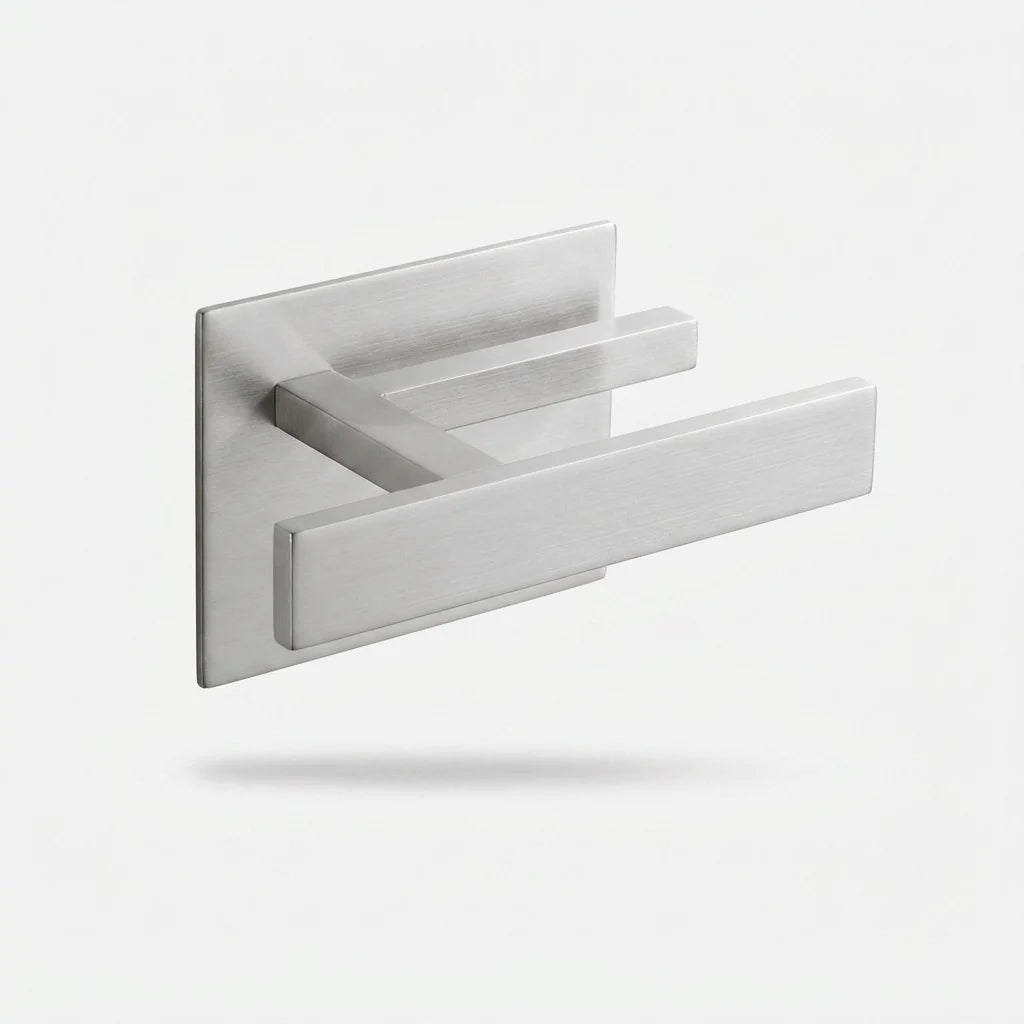 Towel Bar Drill-Free Adhesive Brushed Stainless Steel 15.2 Inch