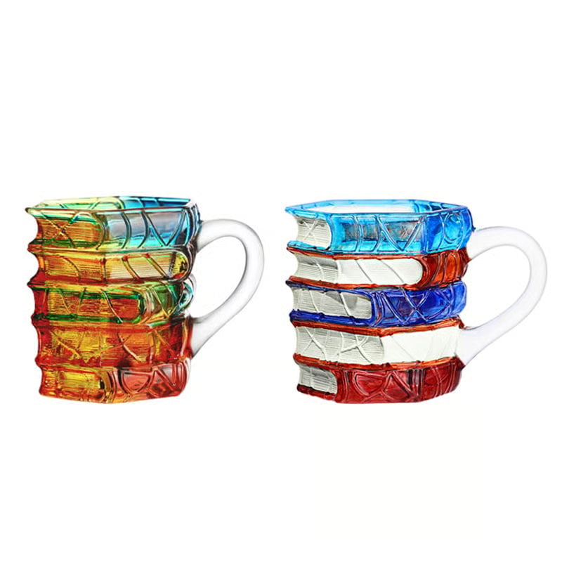 Tumbler Hand-Blown Hand-Painted Lead-Free