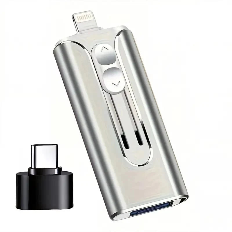 USB Flash Drive 4-in-1 Multi-Connector USB 3.0 Up to 256GB