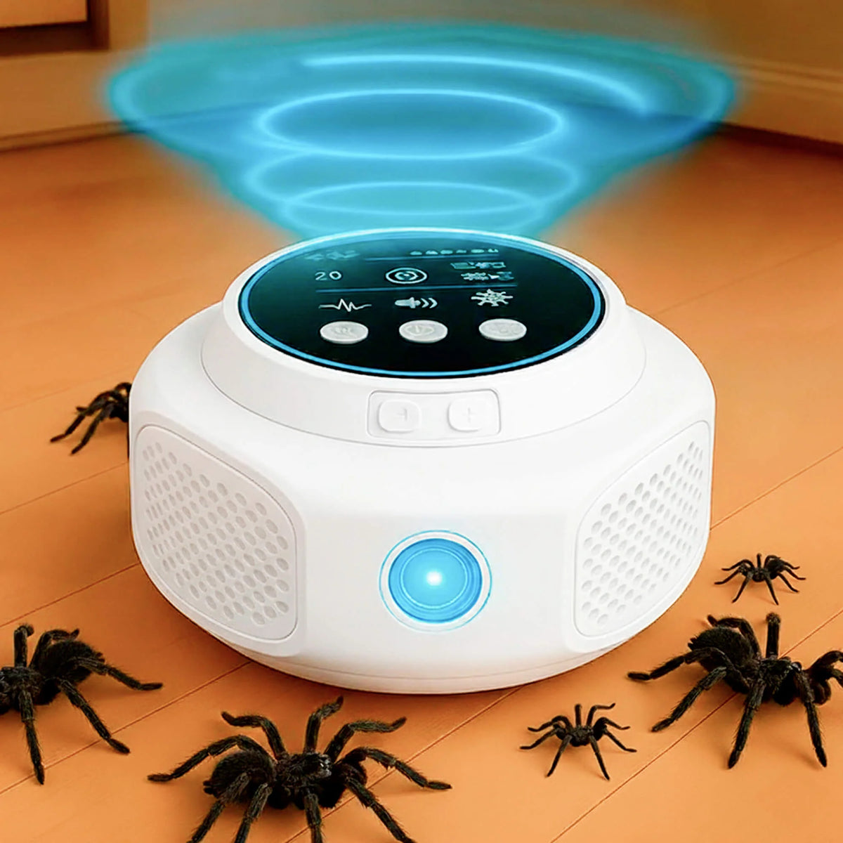 Ultrasonic Spider Repellent Plug-In – Chemical-Free, Quiet, and Safe